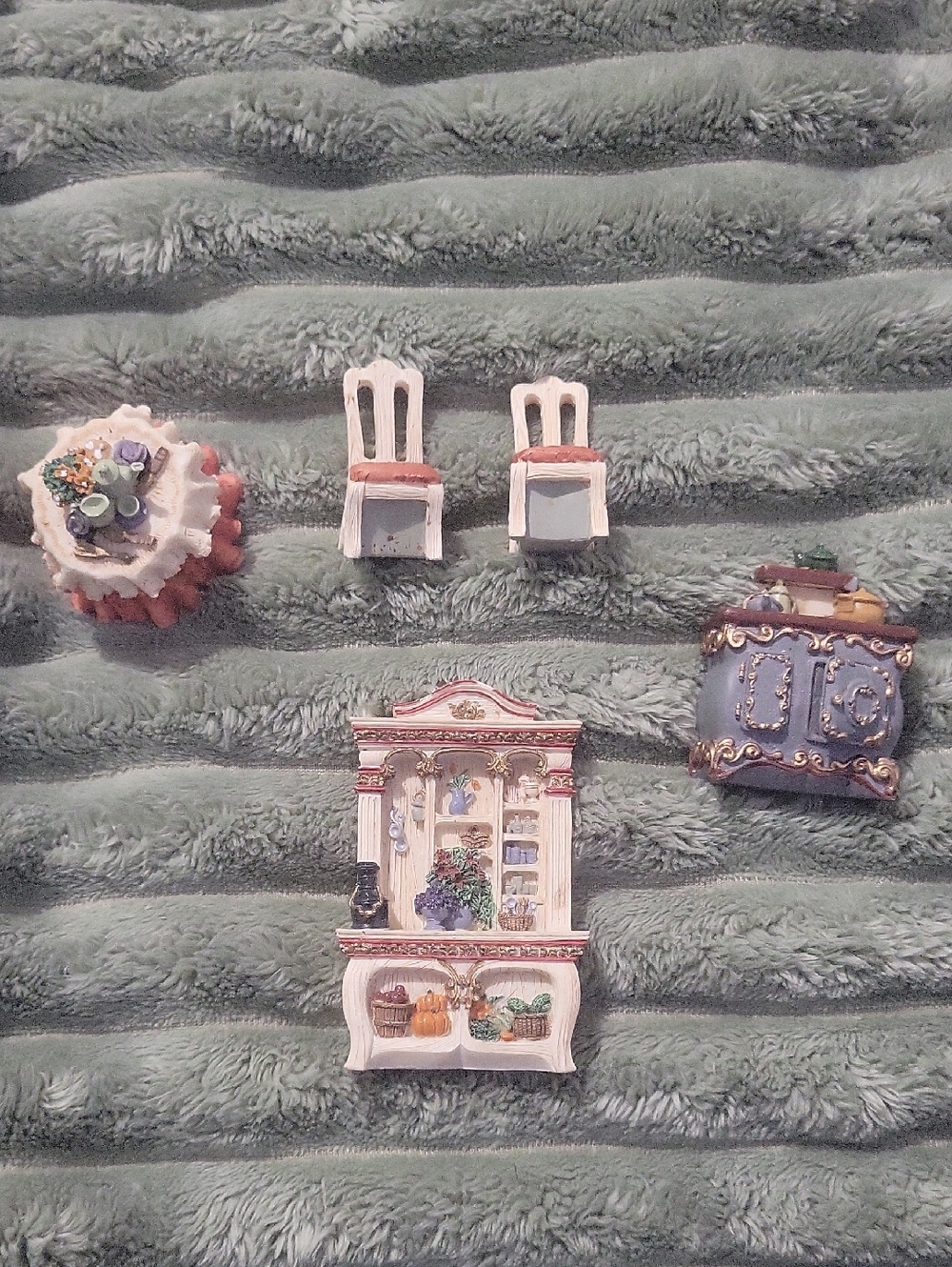 Antique Furniture Set - White & Pastel Accents